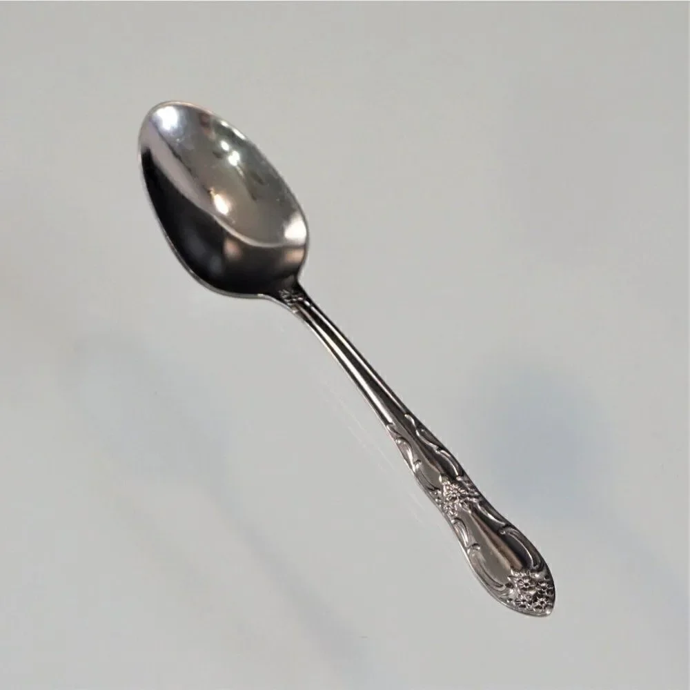 Venus Stainless by Oneida Silver Teaspoon ONEIDACRAFT Flatware Discontinued